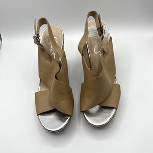 Jessica Simpson high wedge sandal